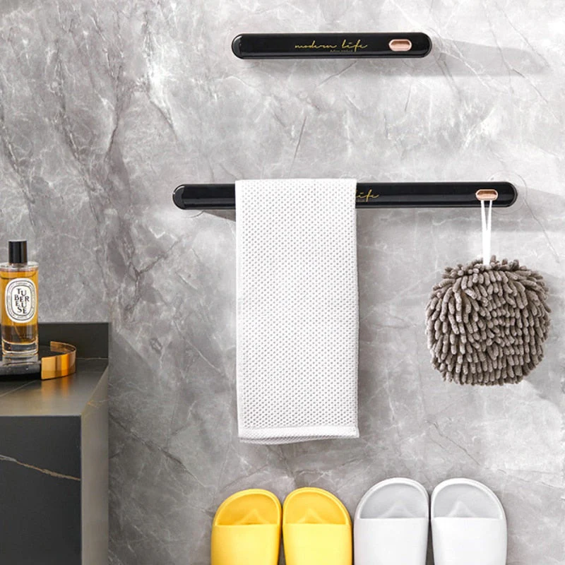 Towel Bar Space Saving Bathroom Holder - Image 2