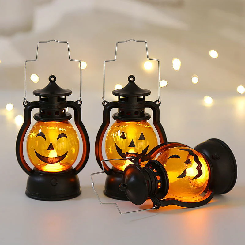 Mini Halloween Scary Pumpkin Hanging Lamp - Image 3