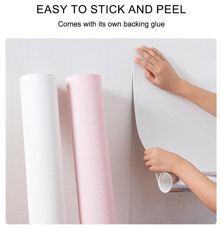 3D Linen Self-Adhesive Waterproof Wall Sticker - Image 3