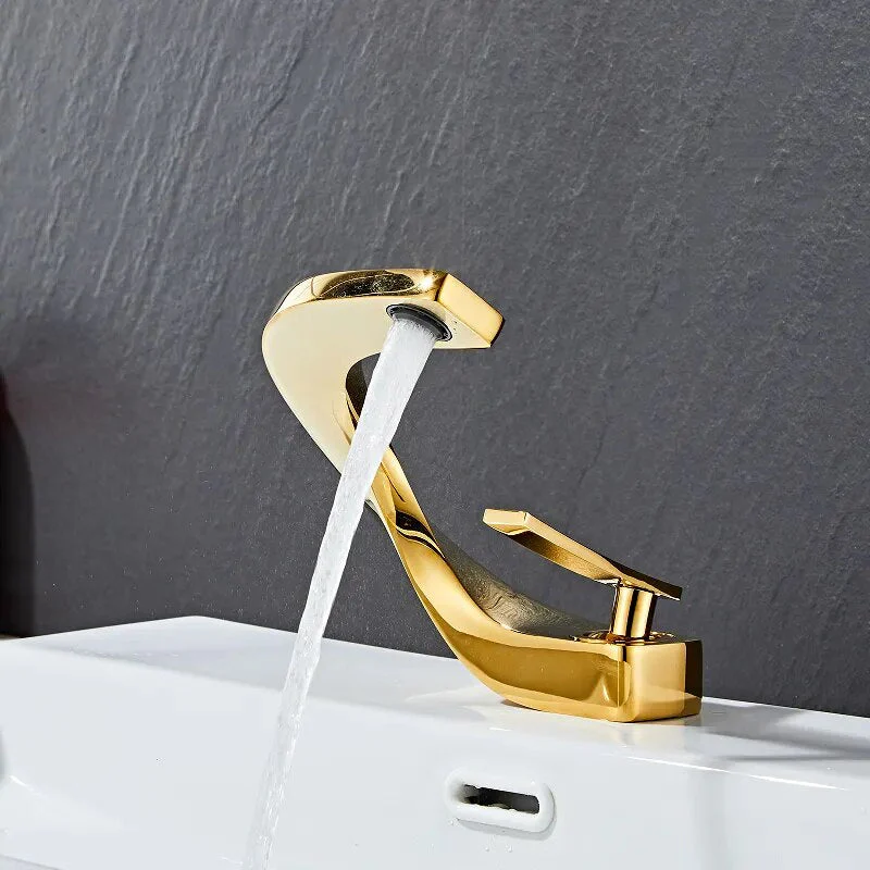 Nordic Arch Artistic Deck Mounted Faucet - Image 3