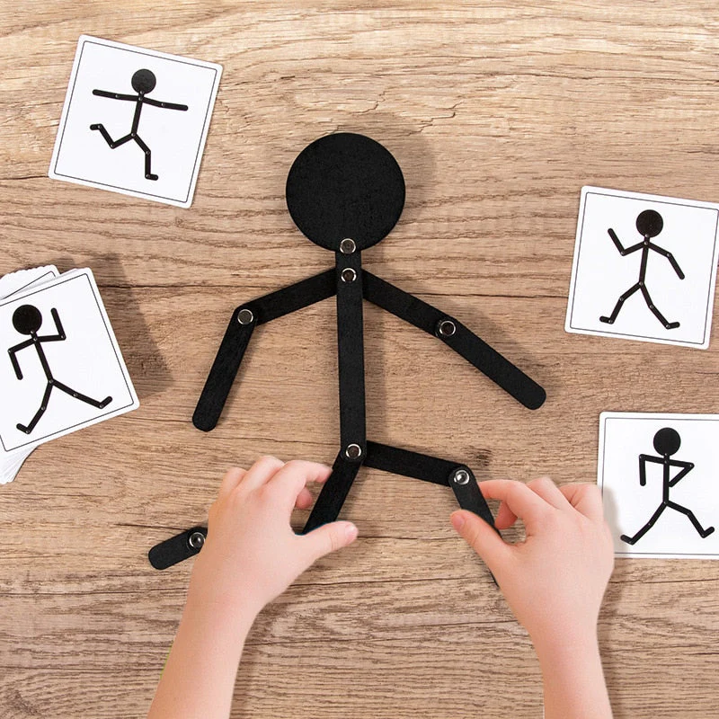 Educational Wooden Stick Toy - Image 1