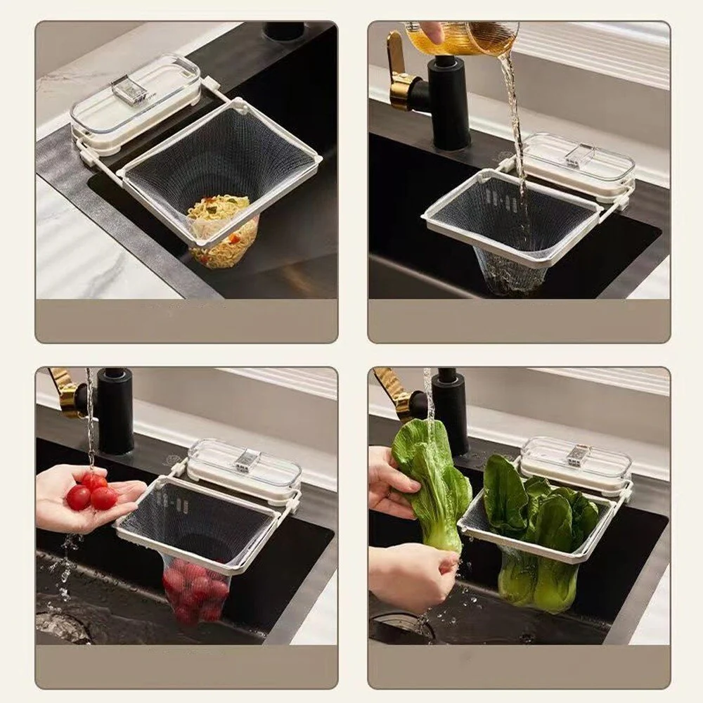 Suction Cup Kitchen Sink Filter Rack - Image 2