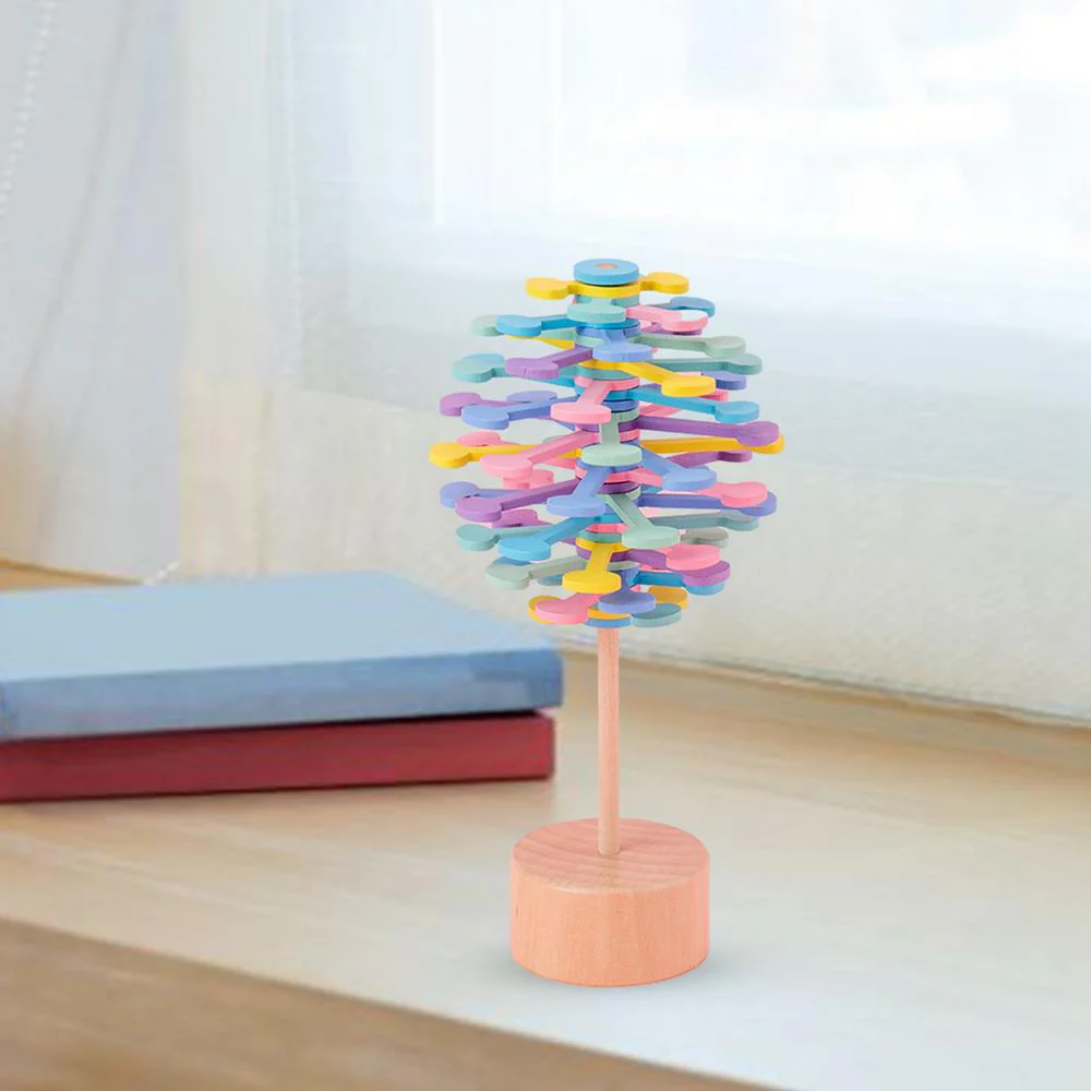 Rainbow Spiral Spin Anti-Stress Toy - Image 3