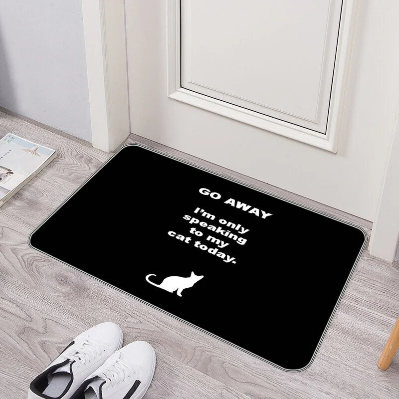 Please Go Away Washable Funny Non-Slip Doormat - Image 2