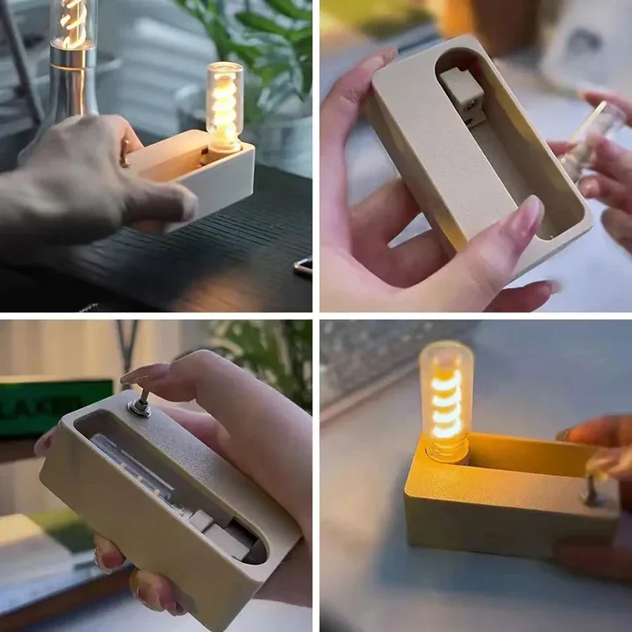 Mechanical Flip Rechargeable Night Lamp - Image 3