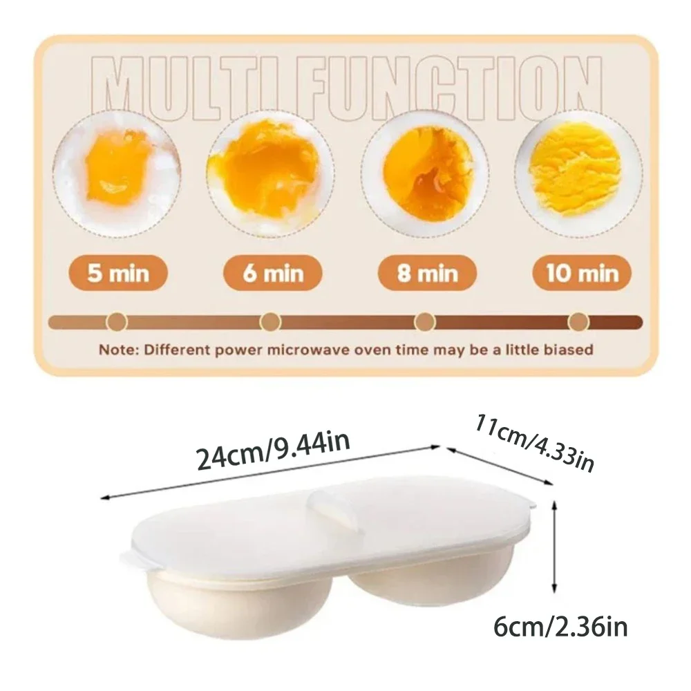 Double Space Durable Microwave Egg Maker - Image 3