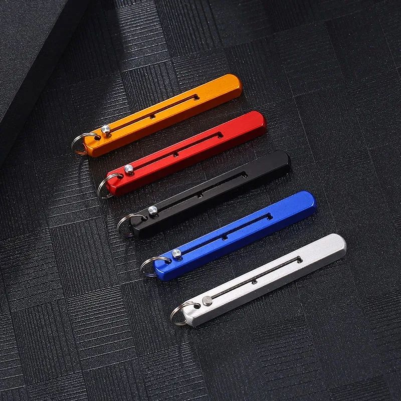 Compact Titanium Outdoor Defense Tool Keychain - Image 2
