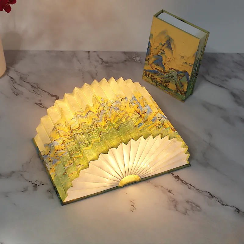 Story Teller Artistic Foldable Book Desk Night Lamp - Image 1