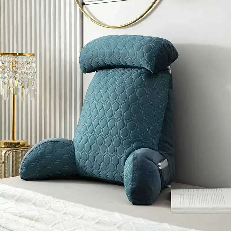 Ultra Cool Latex Washable Comfy Reading Back Pillow - Image 1