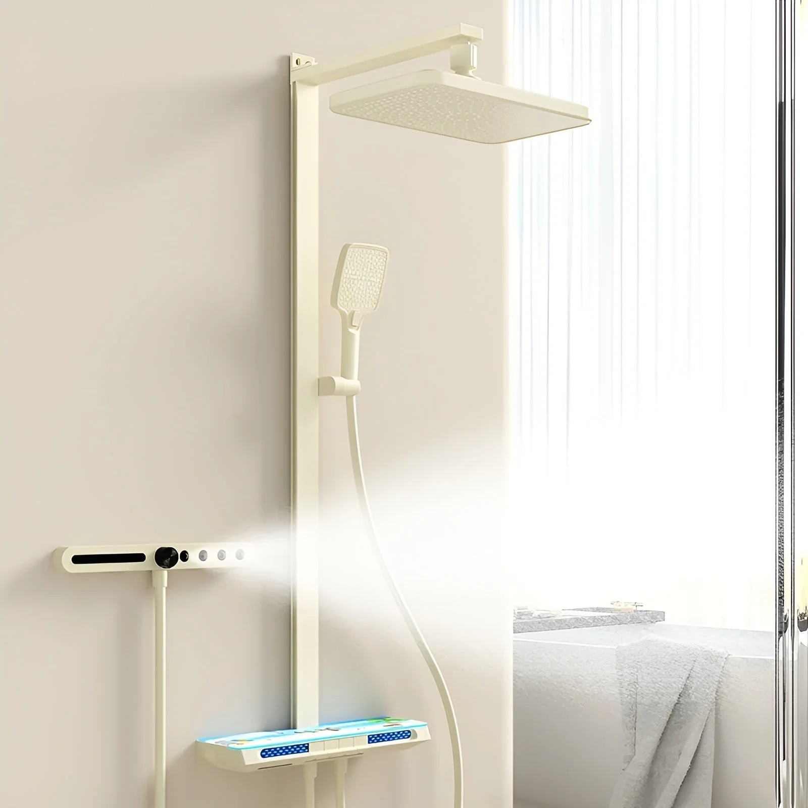 Thermostatic Rainfall Aura Shower Set - Image 2