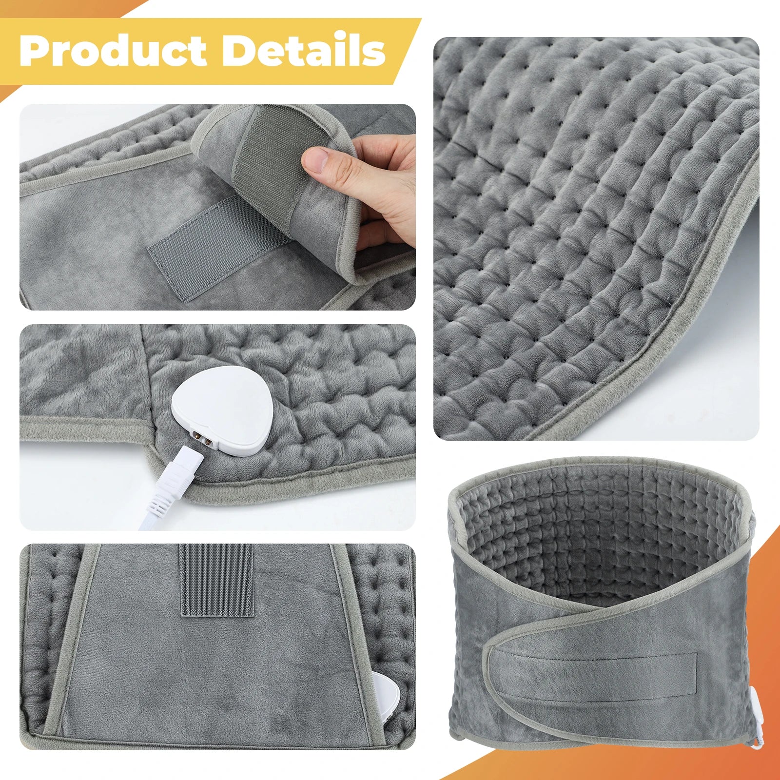 Electric Heat Therapy Lumbar Support Belt - Image 3