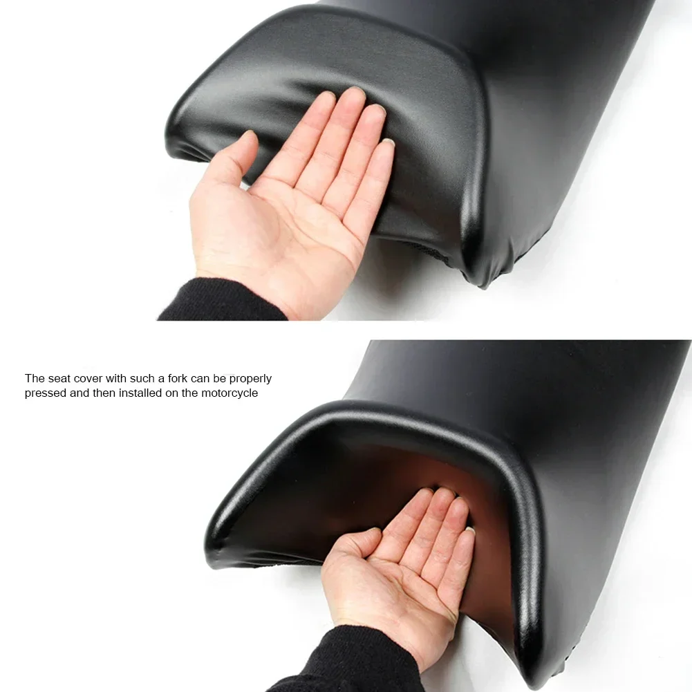 Ultra Stretch Fit Leather Motorcycle Seat Cover - Image 3