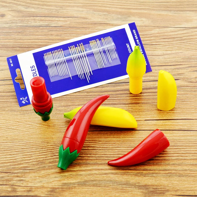 Chili Pepper Sewing Needle Toothpick Holder Case - Image 3