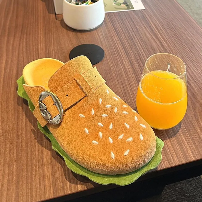 Hamburger Style Casual Beach Slippers - Image 2
