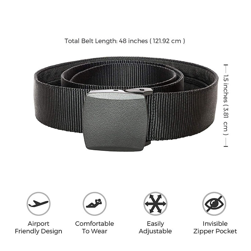 Anti-Theft Hidden Wallet Travel Belt - Image 2