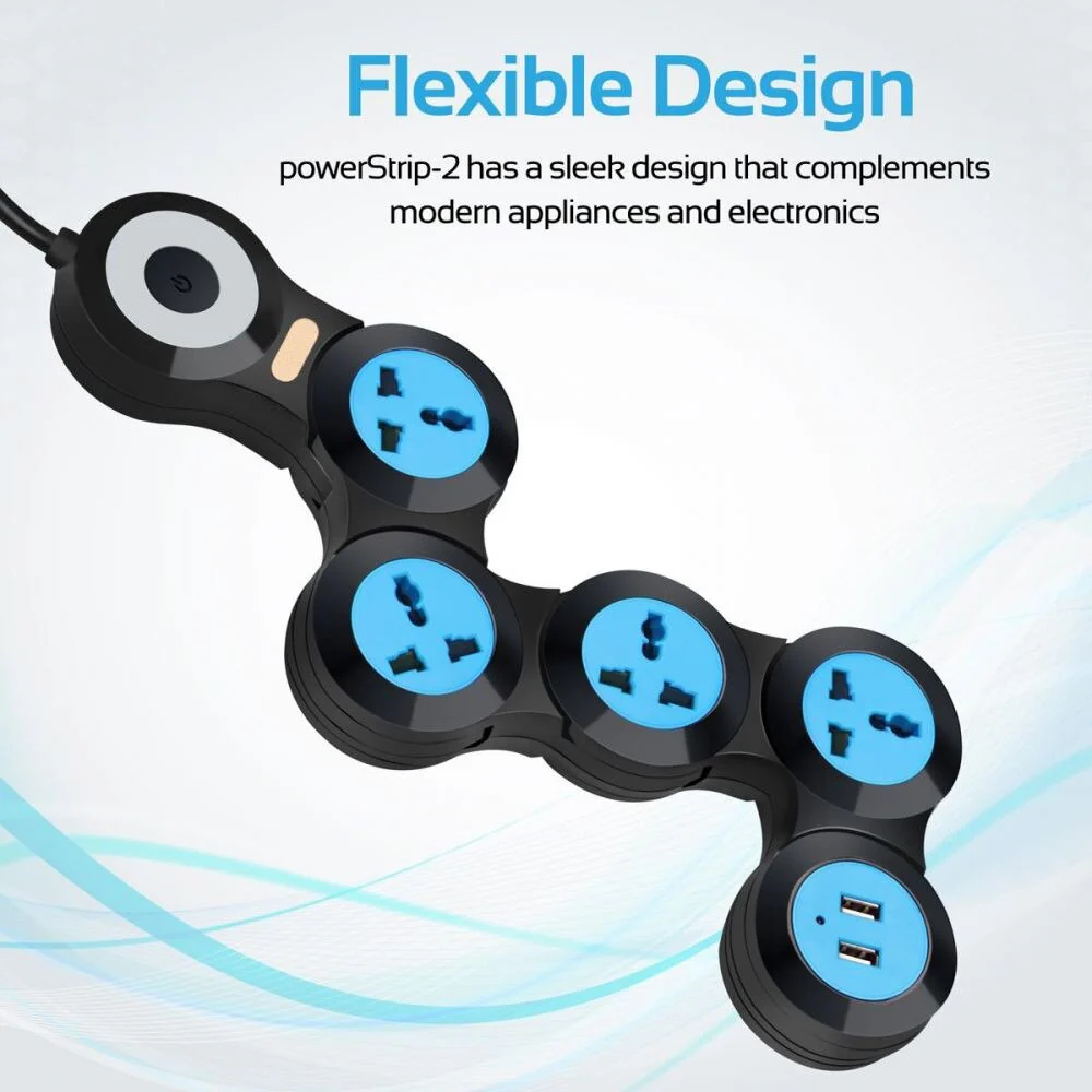 Foldable Multiple Power Extension Cable Outlets - Image 3