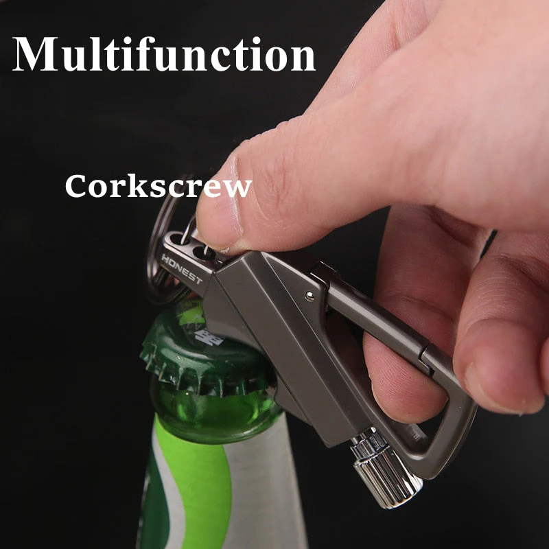 Outdoor Windproof Lighter Match Keychain - Image 3