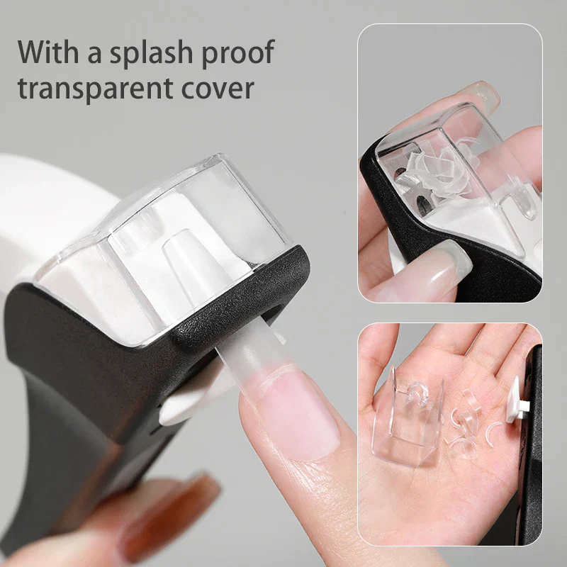 Splash-Proof Transparent Easy-Clean Nail Cutter - Image 2