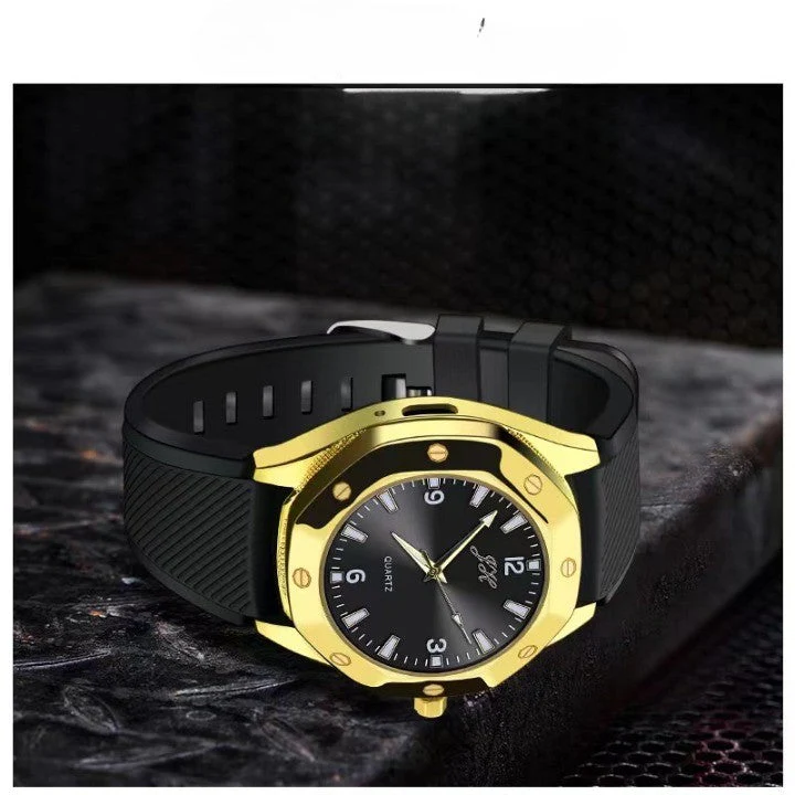 Creative USB Charging Flameless Spark Lighter Watch - Image 2