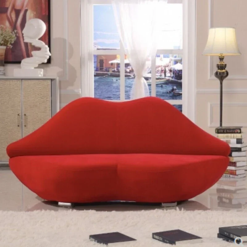 Sexy Red Lip Double Seat Sofa - Image 1