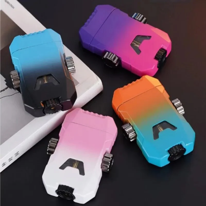 Windproof Double Jet Flame Luminous Lighter - Image 1