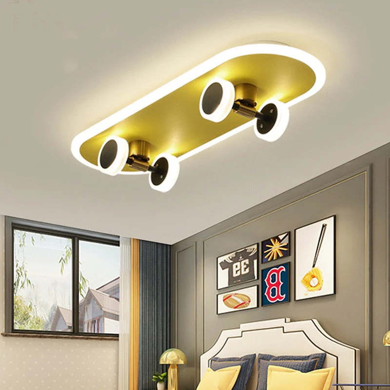 Creative Skateboard Nordic LED Ceiling Light - Image 1