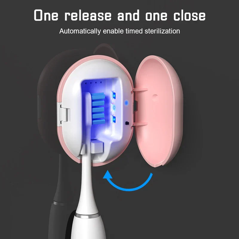 UV Disinfection Rechargeable Portable Toothbrush Sanitizer Box - Image 3