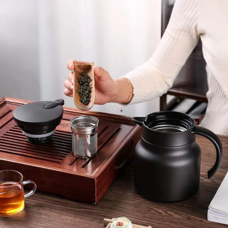 Thermal Wave Elegant Stainless Steel Teapot - Image 3