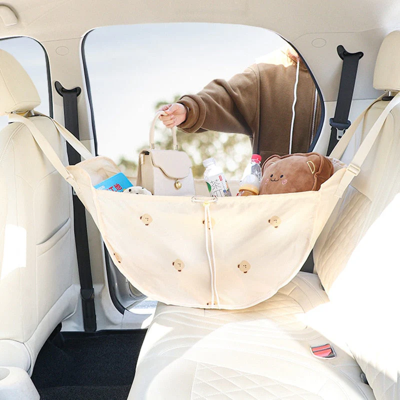 Hangable Car Back Seat Storage Hammock Bag - Image 3