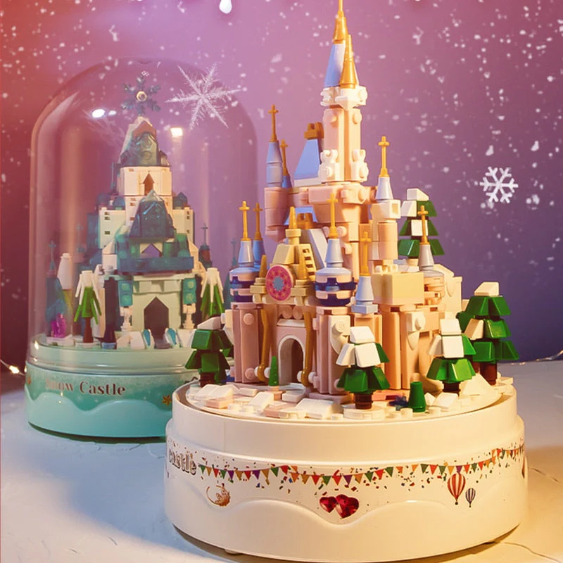 Royal Architecture Cartoon Castle Music Box - Image 1