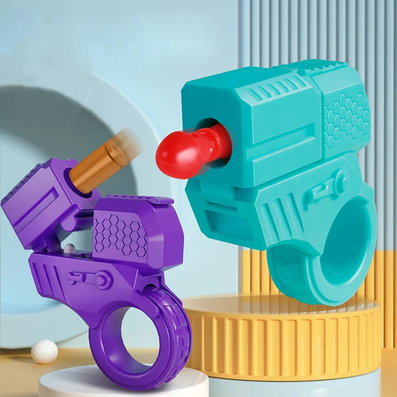 Mini Shell Launcher EDC Finger Ring Toy Gun - Image 1