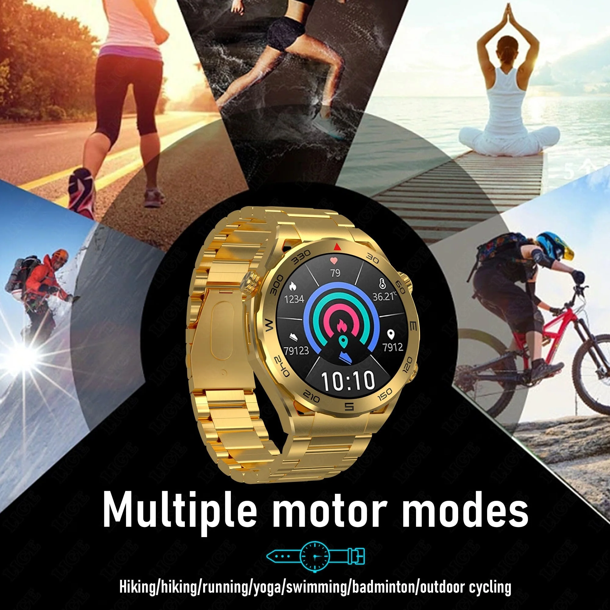 Active Motion Elegant Barometer Smart Watch - Image 2