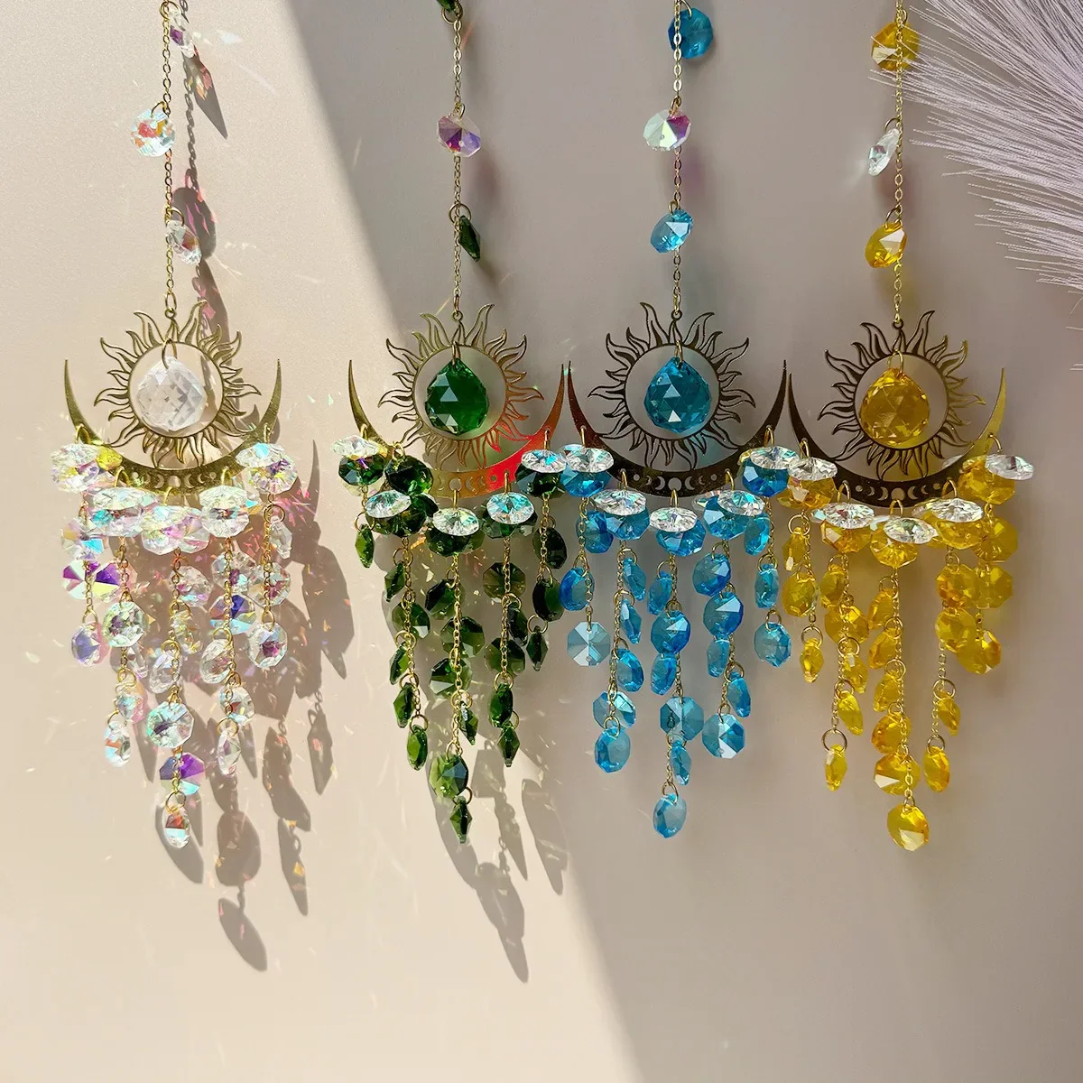 Radiant Moonlit Quartz Prism Suncatcher - Image 3