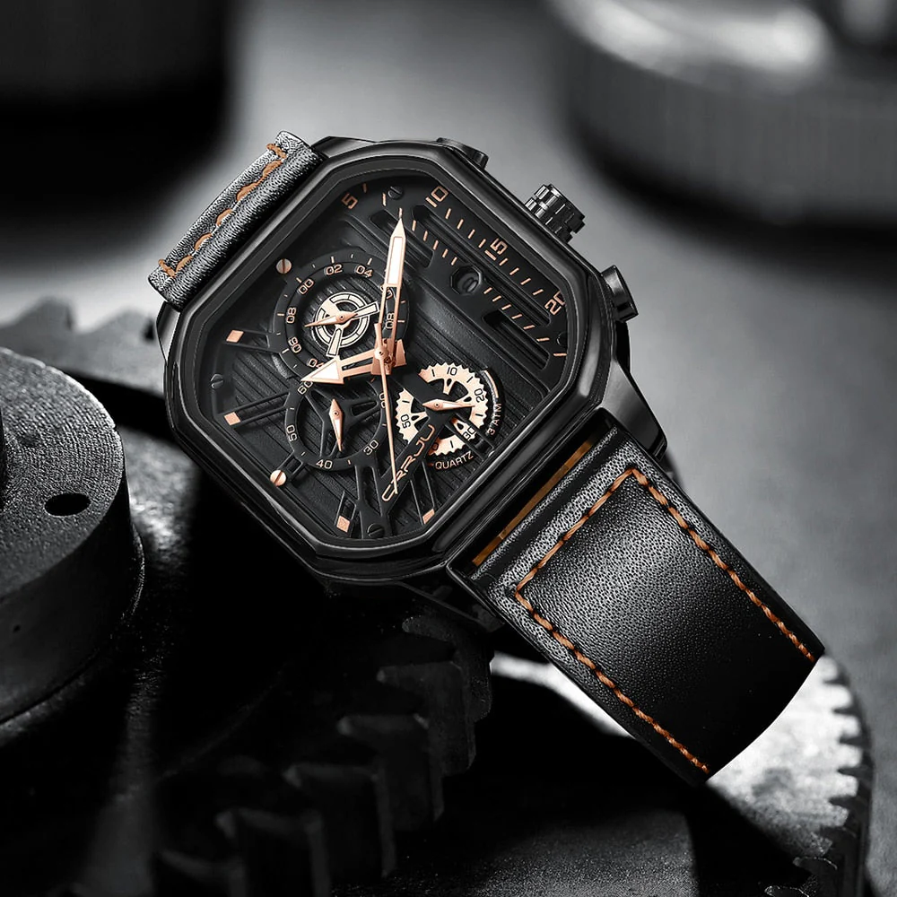 Wavefront Timely Square Waterproof Watch - Image 3