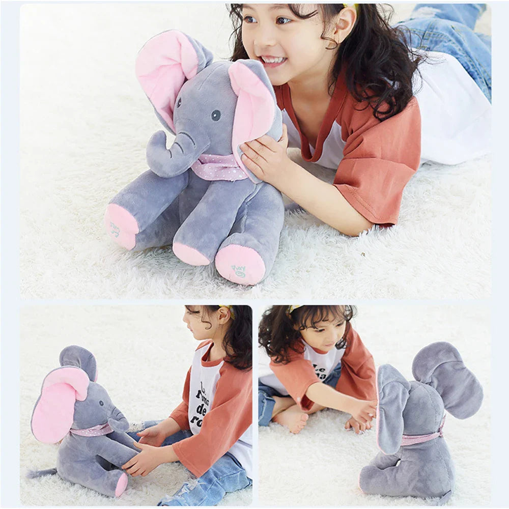 Playful Tunes Electric Hide and Seek Plush Elephant - Image 3
