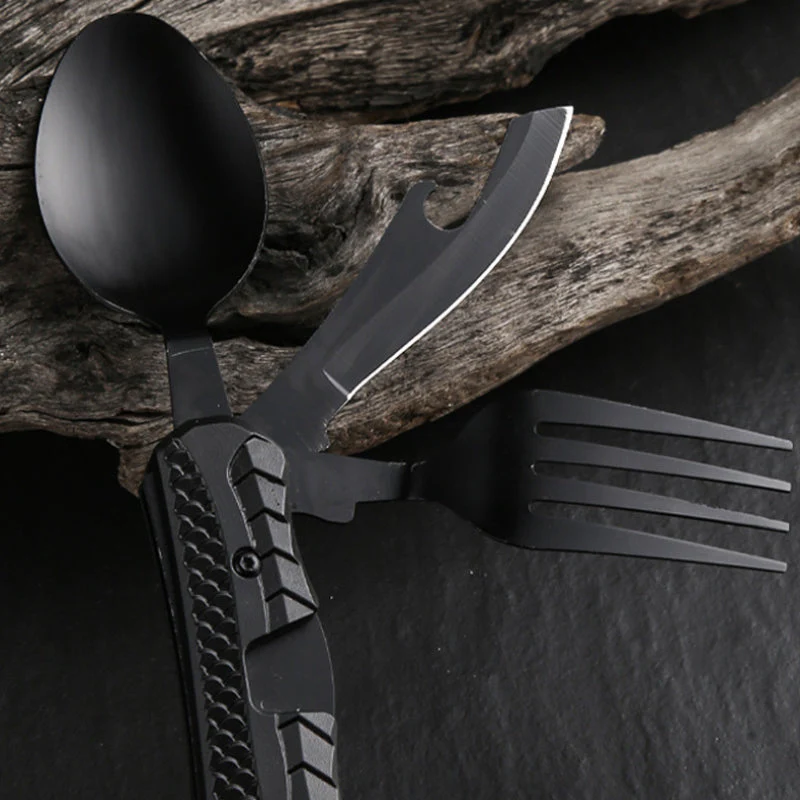 4in1 Easy Cary Travel Cutlery Tool - Image 2