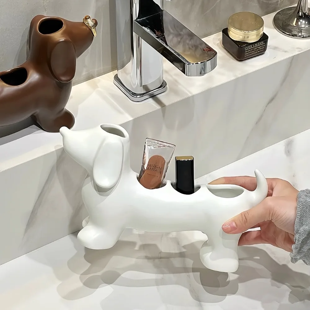 Sausage Dog Multi-Purpose Bathroom Organizer - Image 2