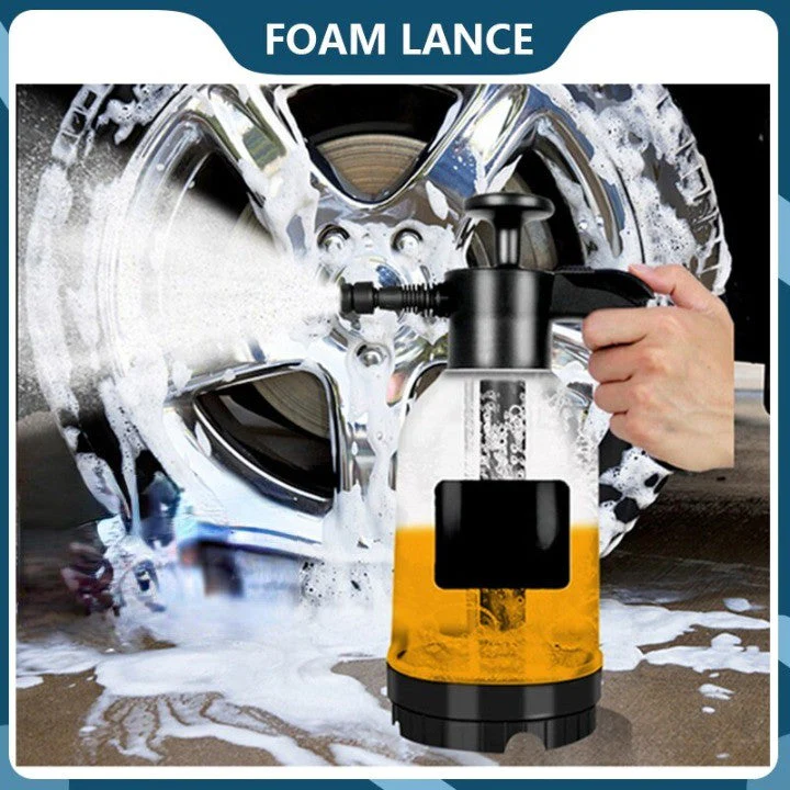 Portable Hand Pump Bubble Blast Water Foam Sprayer - Image 2