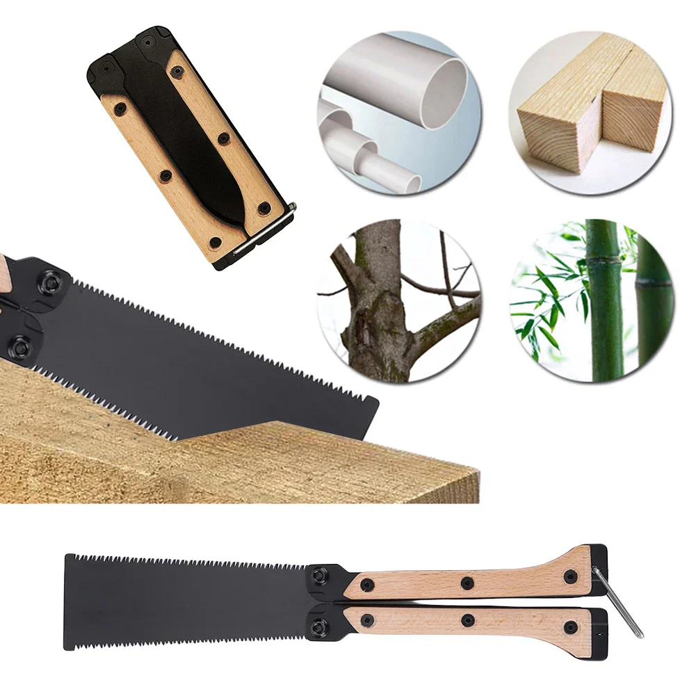 Sharp Double-Sided Mini Foldable Hand Saw - Image 2