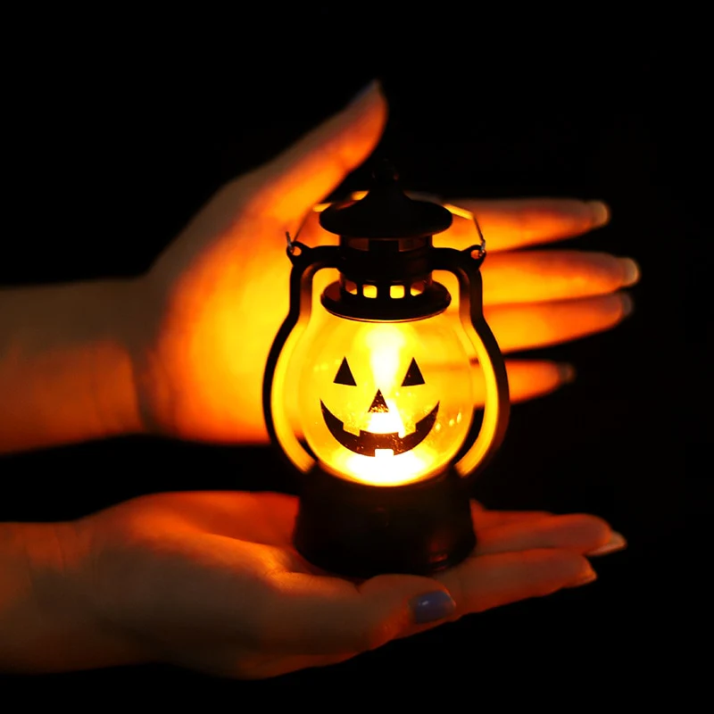 Mini Halloween Scary Pumpkin Hanging Lamp - Image 2