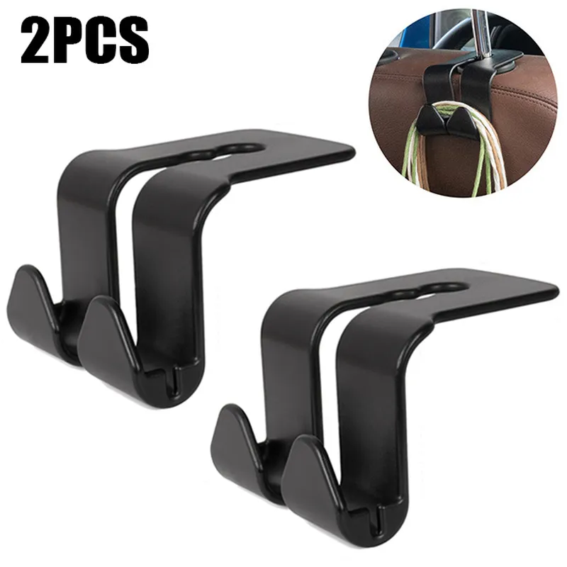 Space-Saver Double Hook Car Back Seat Hangers - Image 3