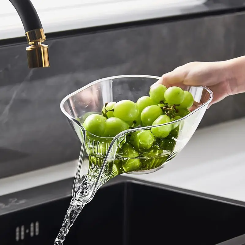 Crystal Clear Multifunctional Kitchen Drain Basket - Image 3