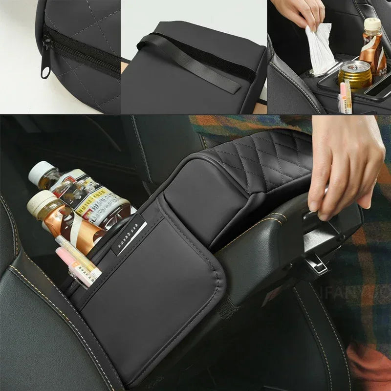 Console Craft Multi-Pocket Car Armrest Pad - Image 3