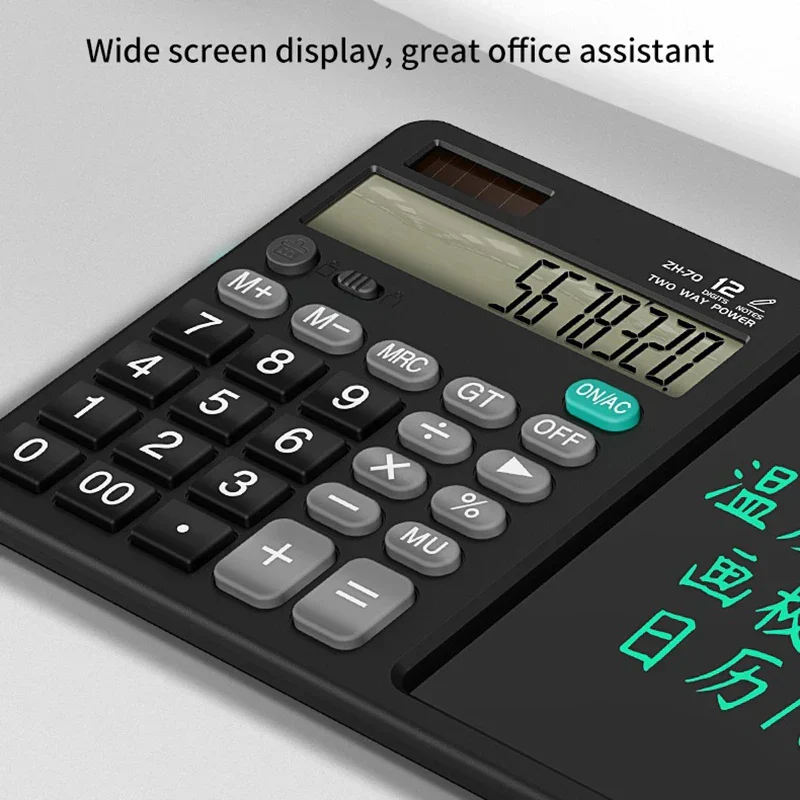Portable Scientific LCD Notepad Calculator - Image 2