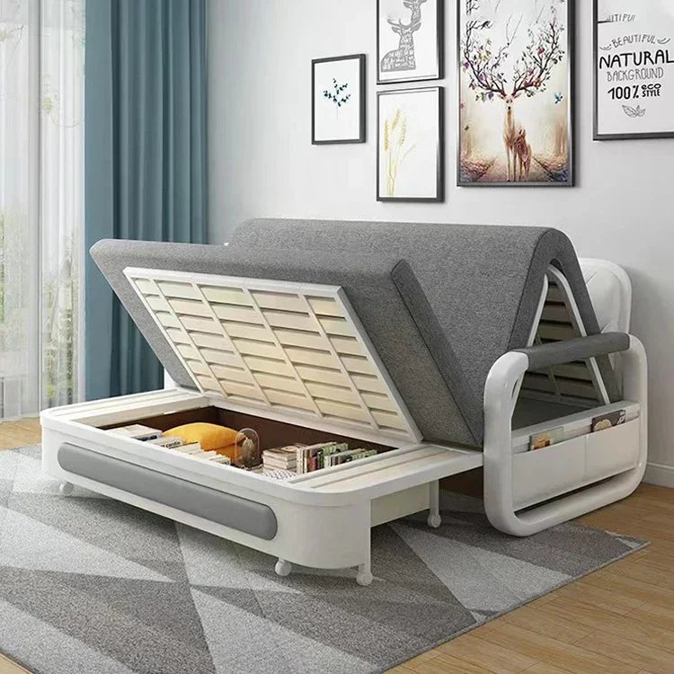 Modern Space-Saving Built-In Storage Sofa Bed - Image 2