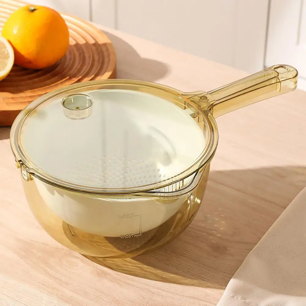 Dual-Layer Spinning Vegetable Washing Strainer - Image 2