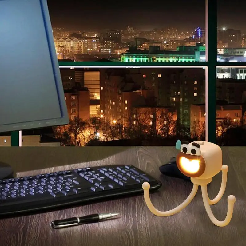 Adjustable Octopus Night Lamp Phone Holder - Image 2