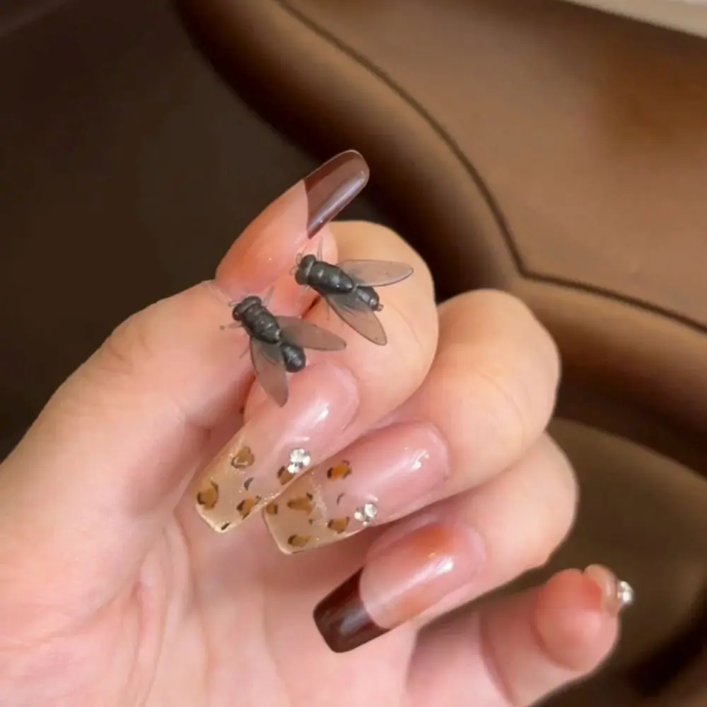 Realistic Fly Abstract Earrings