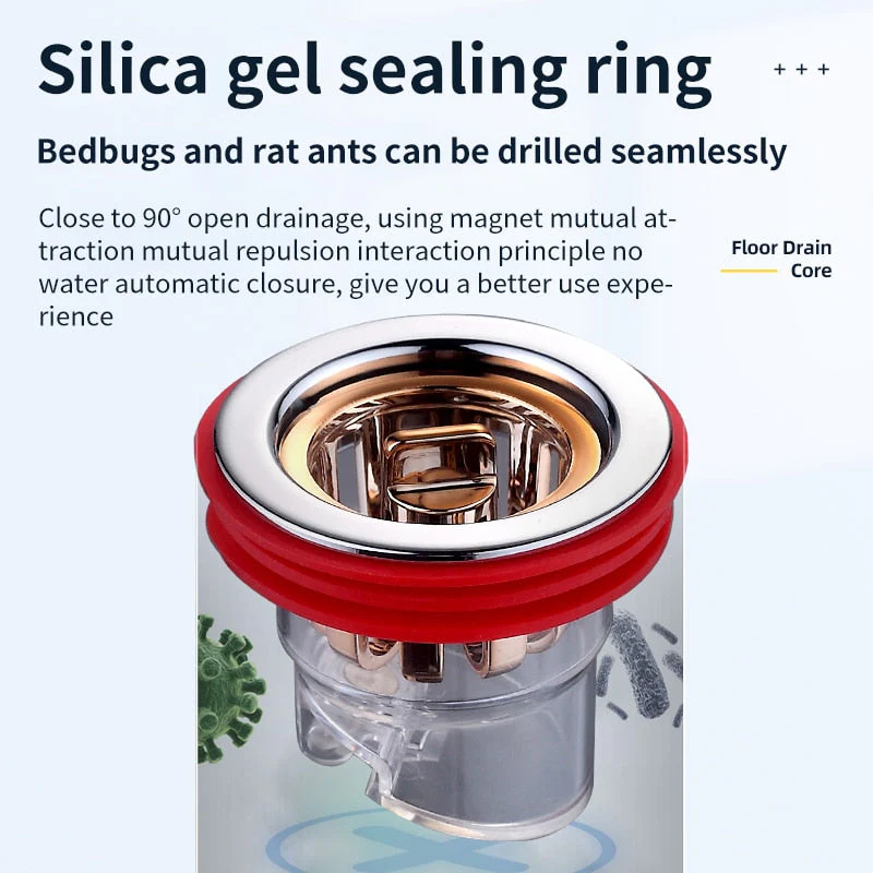 Safe Bathroom Universal Anti Odor Drain Filter Plug - Image 3