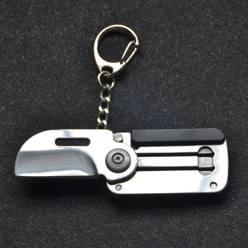 Mini Folding Knife Portable Keychain Tool - Image 3